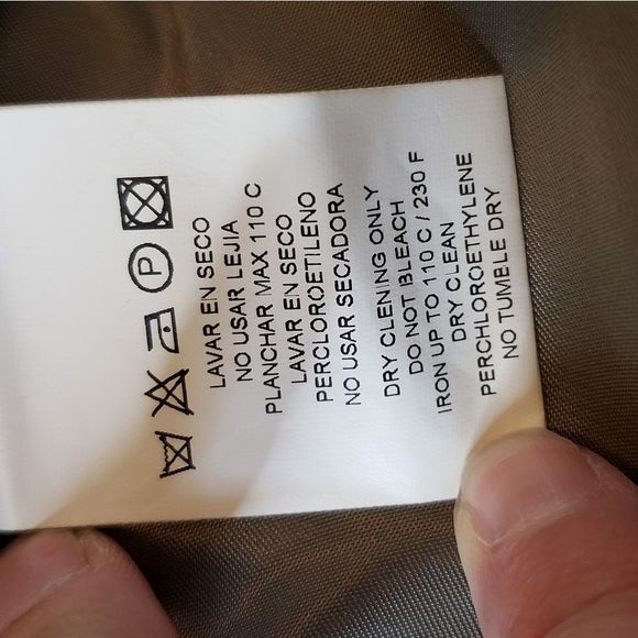 Javier Simorra Zip Front Water Resistant Blazer US 8 - Picture 6 of 8